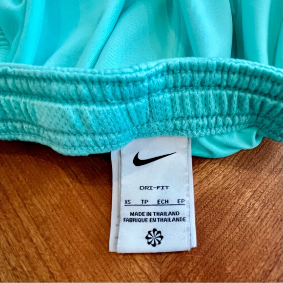 Nike Dri-Fit lot bundle of 3 soccer running shorts. 2 white 1 teal women’s Xs - Picture 4 of 4
